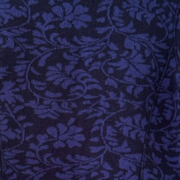 Armani Collezioni Floral Jacquard Full Zip Wool/Cashmere Sweater Jacket Size 6 - Picture 4 of 5